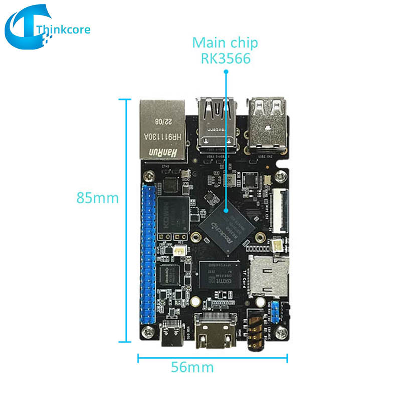 RK3566 SBC бір тақталы компьютер Raspberry Pi-мен үйлесімді